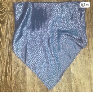 Blue Patterned Bandana Top